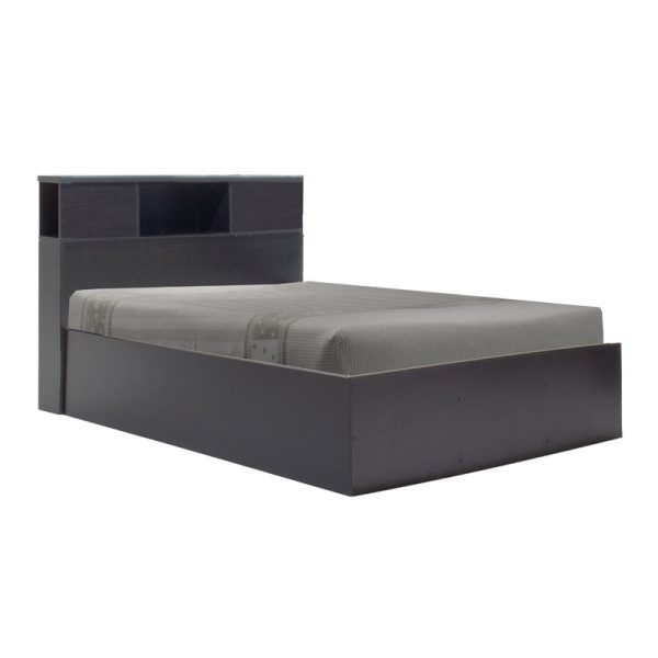 Κρεβάτι  OLYMPUS pakoworld σε χρώμα wenge 120x200εκ