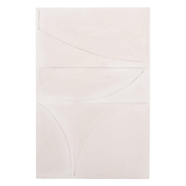 ΠΙΝΑΚΑΣ ΣΕΙΡΑ SANTORINI HM4505 MDF ΣΕ ΥΠΟΛΕΥΚΟ ΧΡΩΜΑ 80x4(πάχος)x120Υεκ.