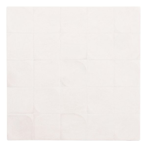 ΠΙΝΑΚΑΣ ΤΕΤΡΑΓΩΝΟΣ ΣΕΙΡΑ SANTORINI HM4516 MDF ΣΕ ΥΠΟΛΕΥΚΟ ΧΡΩΜΑ 80x4,5(πάχος)x80Υεκ.
