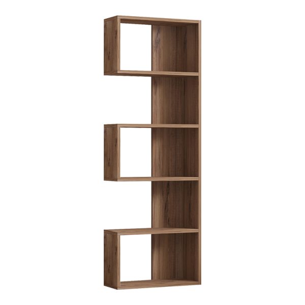 Βιβλιοθήκη Cascade pakoworld σε sonoma  απόχρωση 51.8x22x150εκ