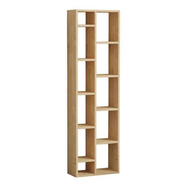Βιβλιοθήκη Minicu pakoworld σε oak απόχρωση  44,4x19,6x150εκ