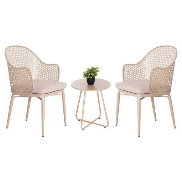 ΣΕΤ LOUNGE 3TMX ΕΞ.ΧΩΡΟΥ OREGO HM21107.03 ΑΛΟΥΜΙΝΙΟ & ΜΕΤΑΛΛΟ ΣΕ ΚΑΠΟΥΤΣΙΝΟ