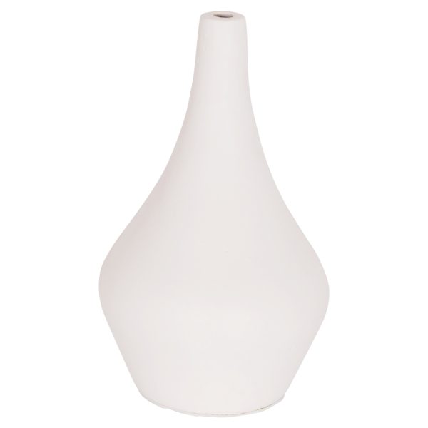 ΕΠΙΤΡΑΠΕΖΙΟ ΔΙΑΚΟΣΜΗΤΙΚΟ ΒΑΖΟ DENI HM4663.02S ΤΕΡΑΚΟΤΑ ΣΕ ΛΕΥΚΟ--Φ15x27Υεκ.