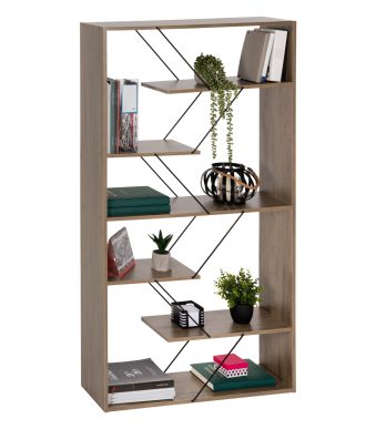 bibliothiki-fb9224013-olive-grey-melamin