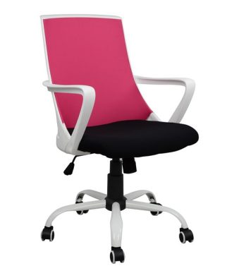 karekla-grafeioy-hm105305-roz-mesh-podi-