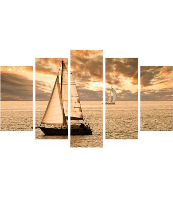 pinakas-pentaptycho-mdf-sunset-sailing-f