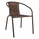 polythrona-karekla-fb9501502-kafe-metall