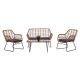 set-saloni-4tmch-metalliko-me-wicker-sko